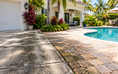 Why Lake Worth Beach Driveways, Pavers & Pool Decks Turn Black So Fast